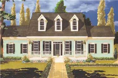 4-Bedroom, 2210 Sq Ft Country House Plan - 105-1020 - Front Exterior