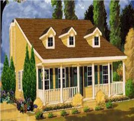 Craftsman Home with 3 Bdrms, 1500 Sq Ft | Floor Plan #105-1017