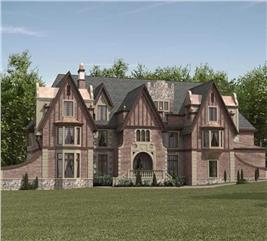 House Plan #106-1031 : 5 Bedroom, 7802 Sq Ft European Manor - French Castle