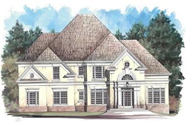 4-Bedroom, 2520 Sq Ft European Home Plan - 106-1238 - Main Exterior