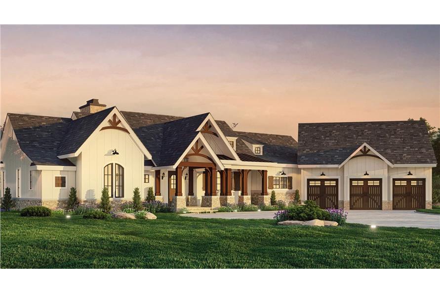 Home at Night of this 3-Bedroom,2537 Sq Ft Plan -106-1336