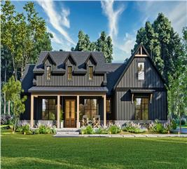 Modern Farmhouse House Plan - 3 Bedrms, 3 Baths - 2473 Sq Ft - #106-1339