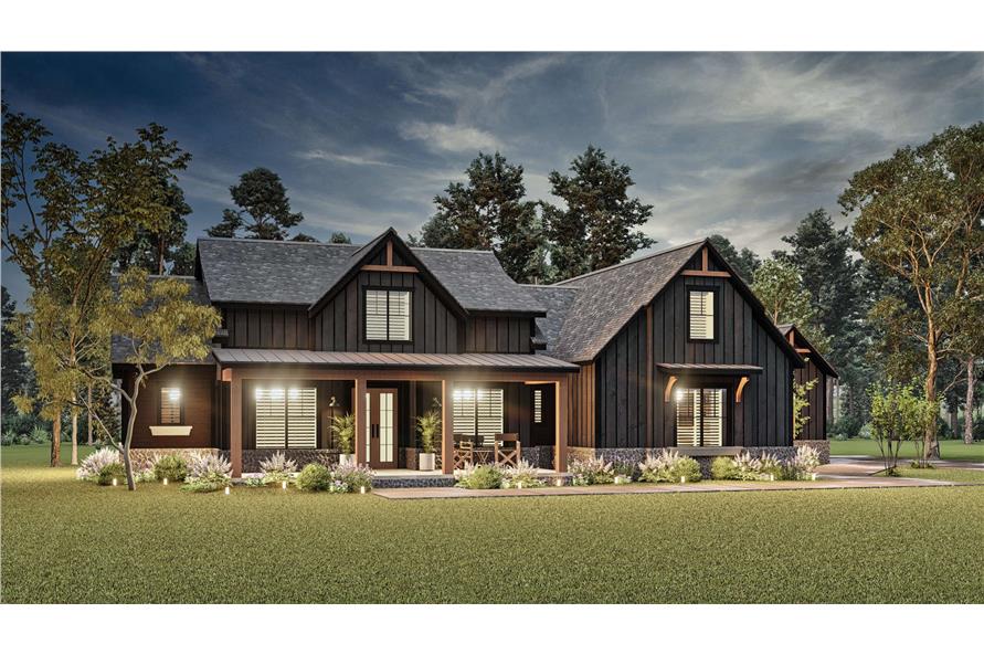 Home at Night of this 4-Bedroom,2764 Sq Ft Plan -106-1340