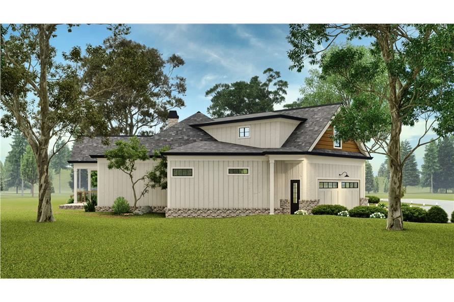 Right Side View of this 3-Bedroom,2341 Sq Ft Plan -106-1351