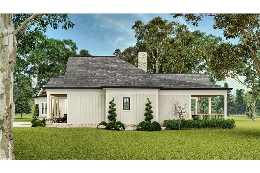 Side View of this 3-Bedroom,2341 Sq Ft Plan -106-1351