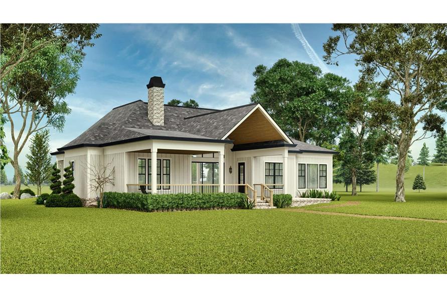 Left Side View of this 3-Bedroom,2341 Sq Ft Plan -106-1351