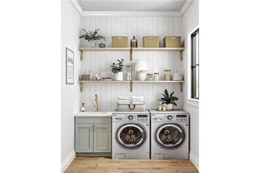 Laundry Room of this 3-Bedroom,1928 Sq Ft Plan -106-1353