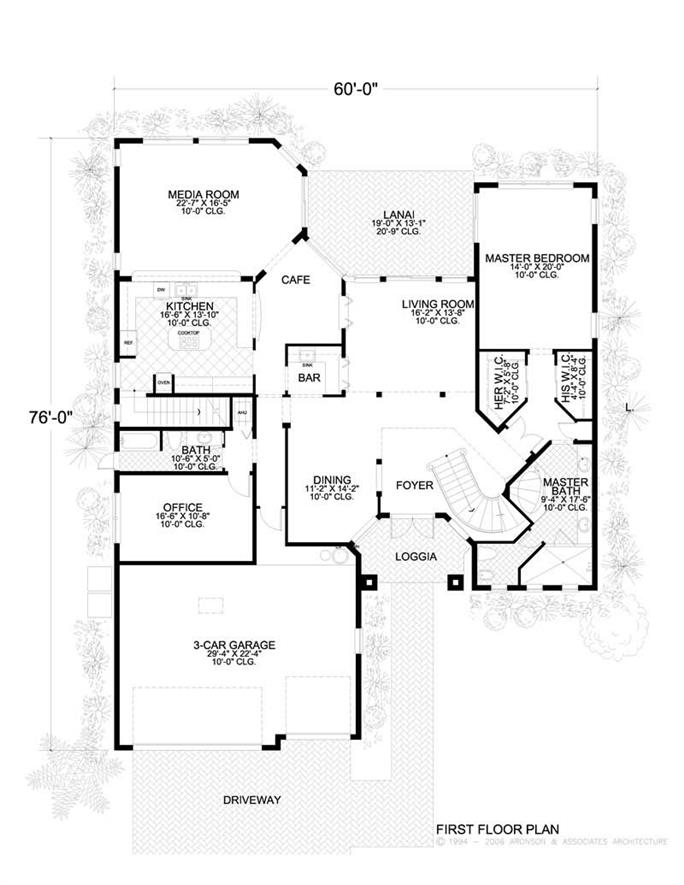 Mediterranean Home with 6 Bdrms, 4047 Sq Ft | House Plan #107-1012