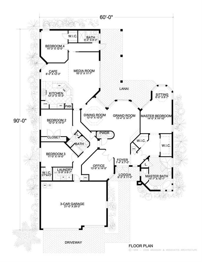 Mediterranean Home With 5 Bdrms, 4250 Sq Ft 