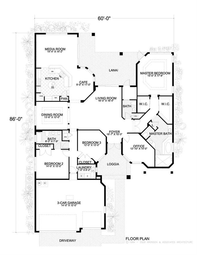 Mediterranean Home with 3 Bdrms, 2895 Sq Ft | House Plan #107-1113