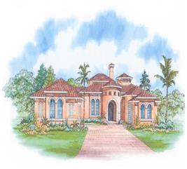 Mediterranean Home with 3 Bedrooms, 3446 Sq Ft | Floor Plan #107-1142