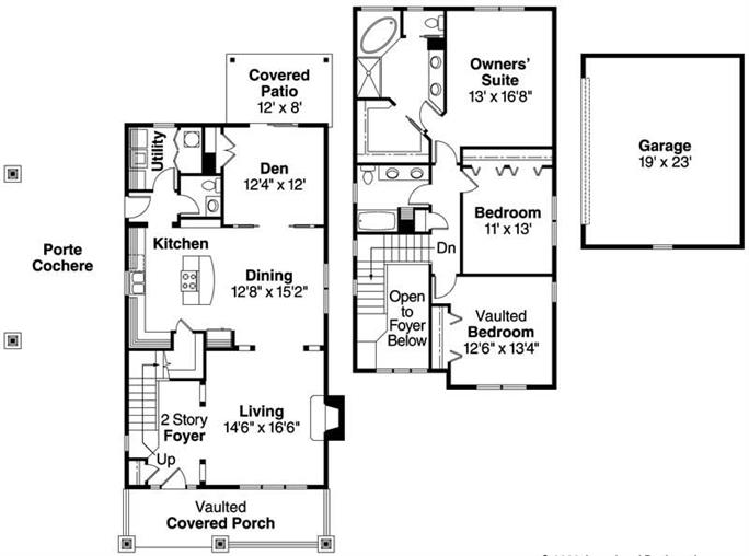 Coastal House Plan - 3 Bedrms, 2 Baths - 2129 Sq Ft - #108-1044