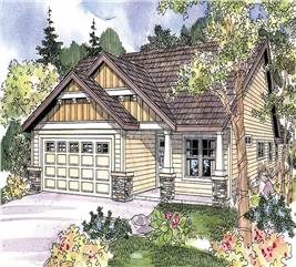 Contemporary Home with 3 Bdrms, 1430 Sq Ft | House Plan #108-1078