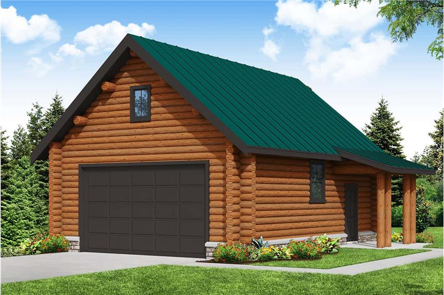 Garage of this 3-Bedroom,1987 Sq Ft Plan -108-1171