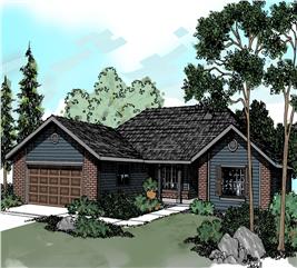 Traditional House - 4 Bedrms, 2.5 Baths - 1835 Sq Ft - Plan #108-1181