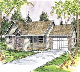 Ranch Home with 3 Bedrooms, 1609 Sq Ft | Floor Plan #108-1193