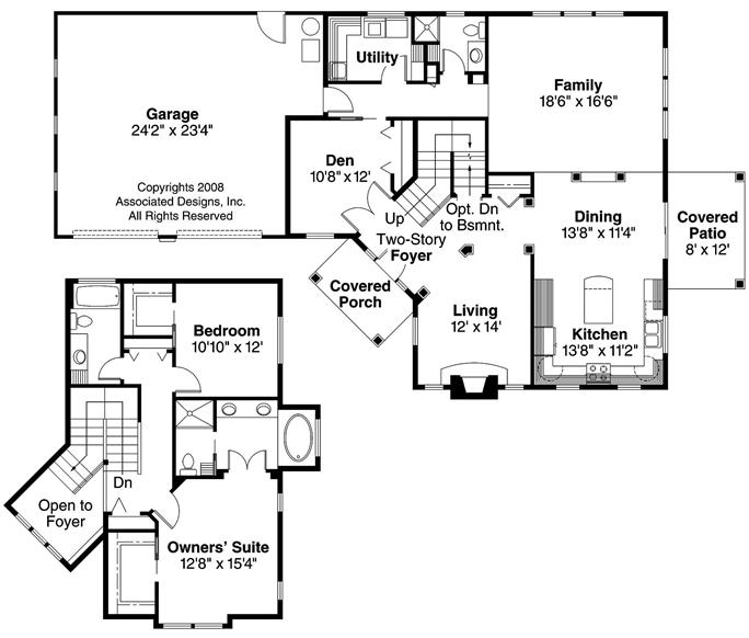 Craftsman Home with 3 Bdrms, 2120 Sq Ft | House Plan #108-1267