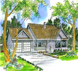 Country - Ranch Home with 3 Bdrms, 1683 Sq Ft | House Plan #108-1430