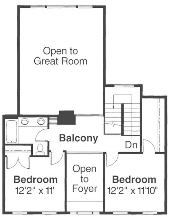 Colonial Home with 3 Bedrooms, 2707 Sq Ft | House Plan #108-1455