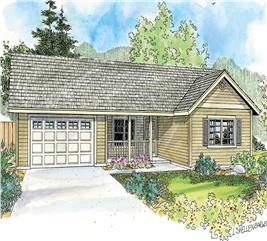 Ranch - Small Home with 3 Bedrms, 1434 Sq Ft | Plan #108-1526 | TPC