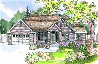 2-Bedroom, 2522 Sq Ft Ranch Home Plan - 108-1590 - Main Exterior