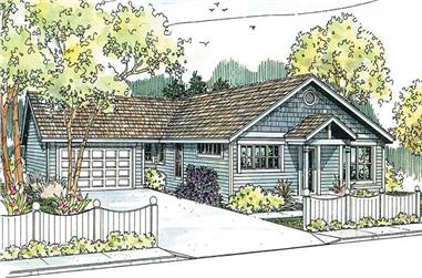 3-Bedroom, 2395 Sq Ft Craftsman House Plan - 108-1610 - Front Exterior