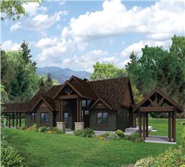 2 Bedrm, 2443 Sq Ft Ranch House Plan #108-1837