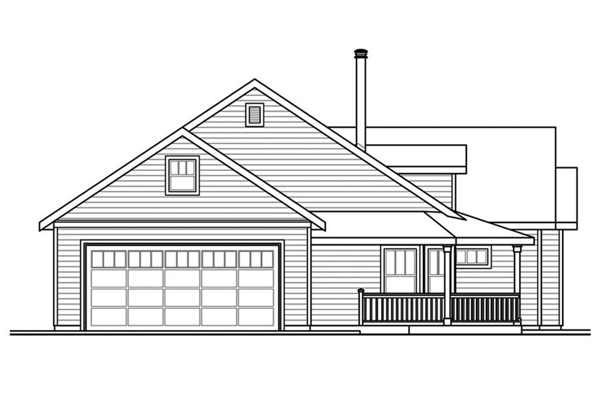 3 Bedrm, 1786 Sq Ft Country House Plan #108-1866