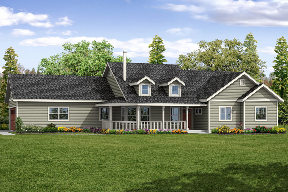 3 Bedrm, 1786 Sq Ft Country House Plan #108-1866