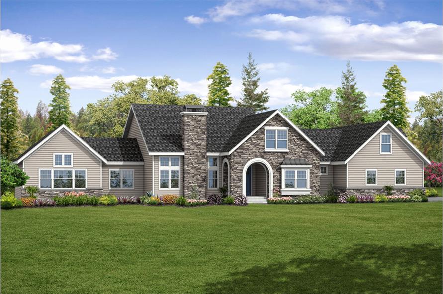 4 Bedrm, 3439 Sq Ft European House Plan #108-1873