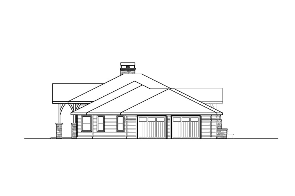 Contemporary House Plan - 3 Bedrms, 3.5 Baths - 3413 Sq Ft - #108-1897