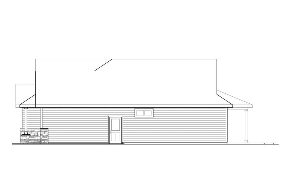 Ranch House Plan - 4 Bedrms, 2 Baths - 2124 Sq Ft - #108-1901