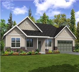 Ranch House Plan - 4 Bedrms, 2 Baths - 2124 Sq Ft - #108-1901