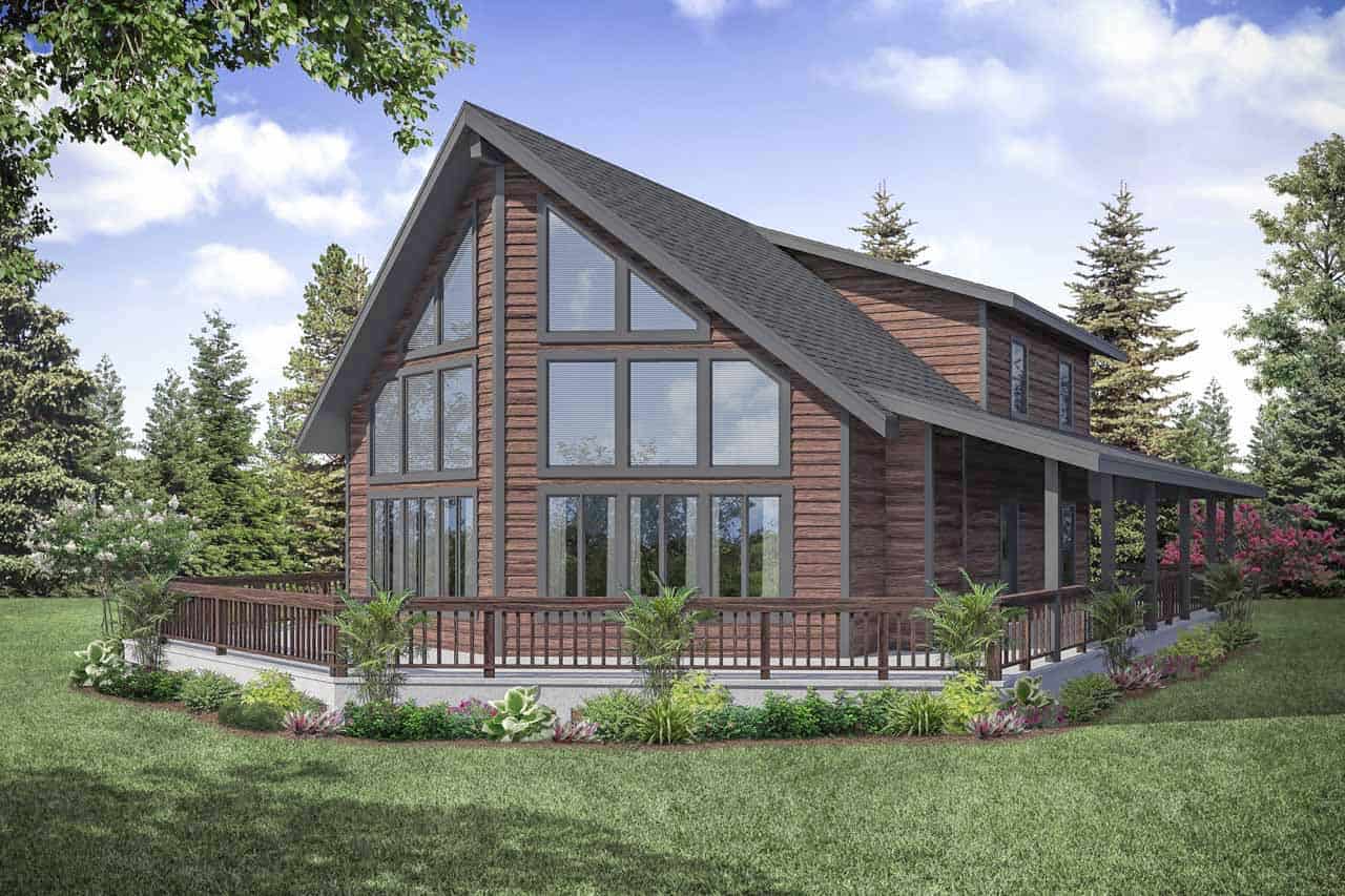 Farmhouse Home - 3 Bedrms, 2 Baths - 2060 Sq Ft - Plan #108-1937