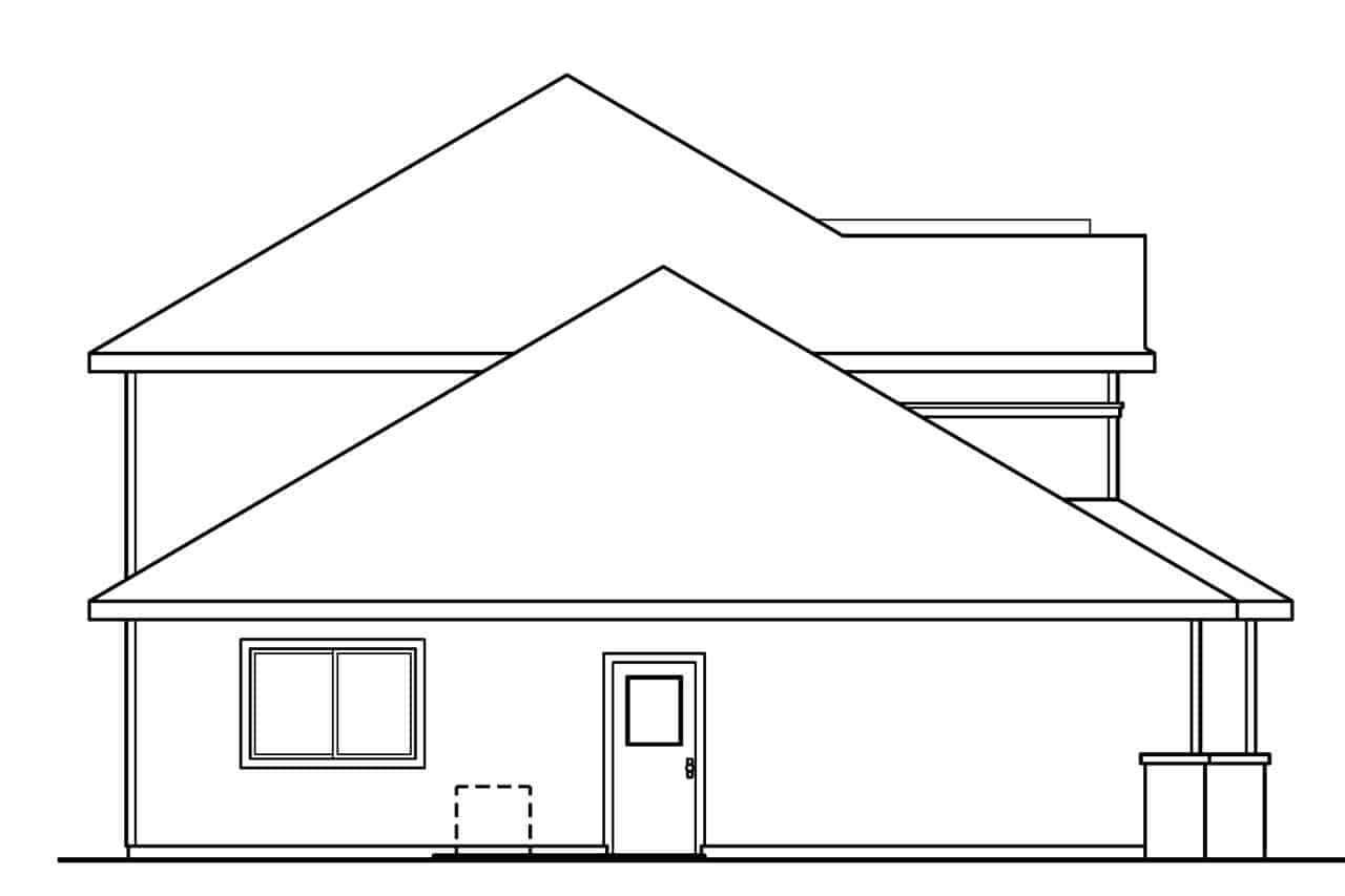 Traditional House - 4 Bedrms, 2.5 Baths - 2887 Sq Ft - Plan #108-1957