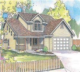 Colonial House Plan - 4 Bedrms, 3.0 Baths - 2,192 Sq Ft - Plan #139-1216