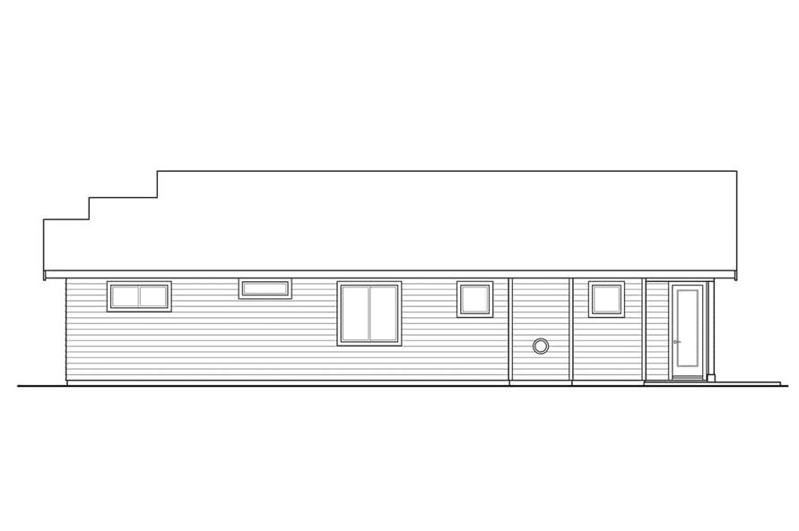 Home Plan Right Elevation of this 3-Bedroom,2112 Sq Ft Plan -108-2001