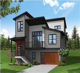 Contemporary House Plan - 3 Bedrms, 2.5 Baths - 2744 Sq Ft - #108-2043