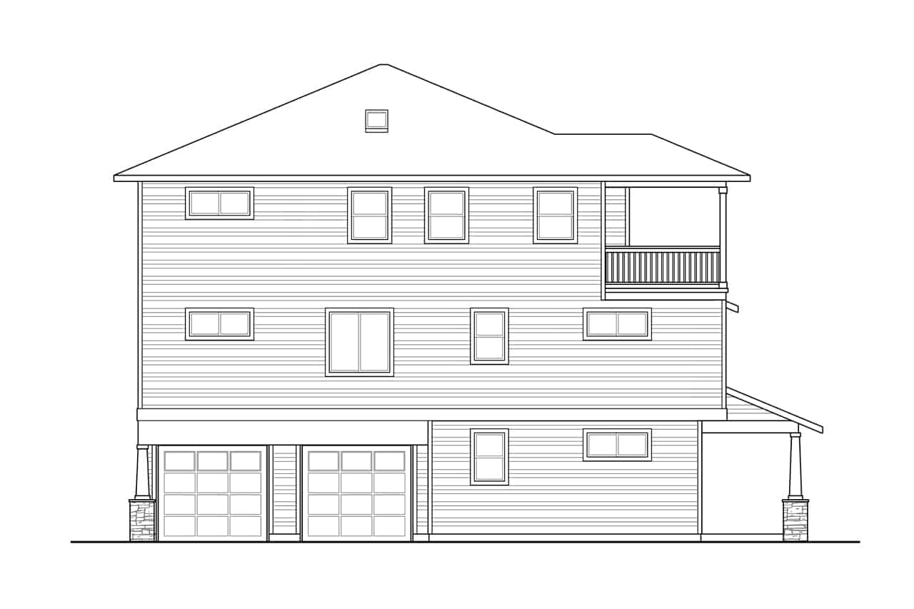 Rustic Contemporary Duple #108-2056:5 Bedrms, 2160 Sq Ft Per Unit Home