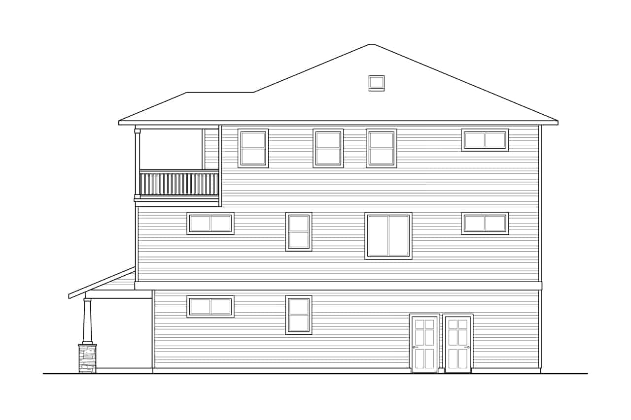 Rustic Contemporary Duple #108-2056:5 Bedrms, 2160 Sq Ft Per Unit Home