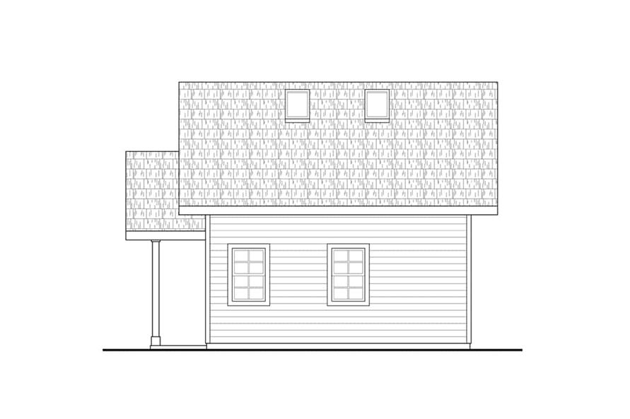 Home Plan Right Elevation of this 0-Bedroom,1 Sq Ft Plan -108-2081