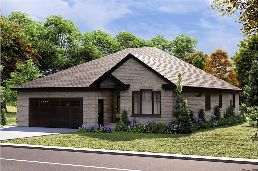 Right Side View of this 3-Bedroom,1932 Sq Ft Plan -108-2102