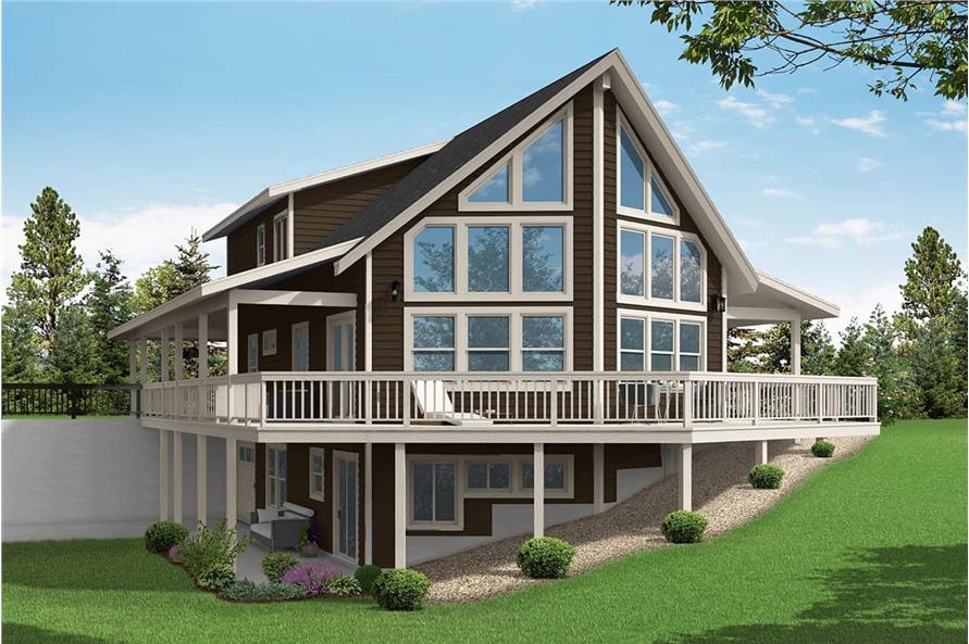 Cottage House Plan - 3 Bedrms, 2 Baths - 2039 Sq Ft - #108-2105