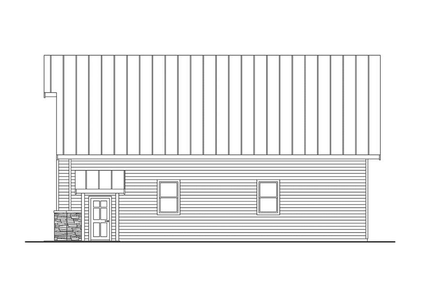 Home Plan Right Elevation of this 0-Bedroom,1 Sq Ft Plan -108-2108