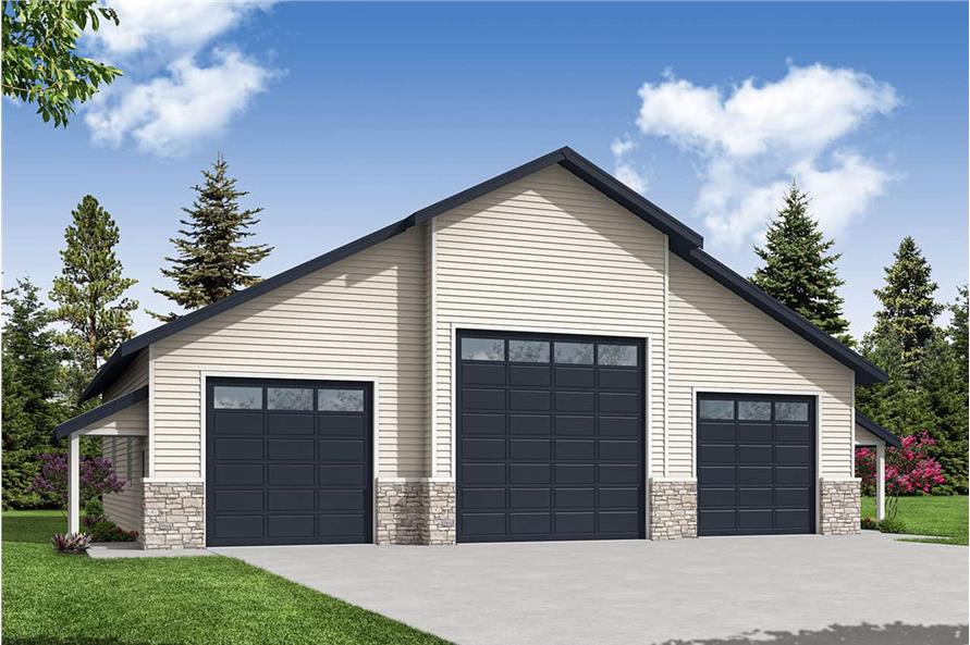 2920 Sq Ft Garage House Plan #108-2108