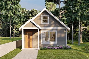 619 Sq Ft Cottage Style House Plan #108-2109