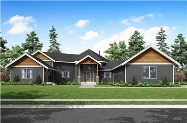 Craftsman Home Plan - 3 Bedrms, 2.5 Baths - 3713 Sq Ft - #108-2112