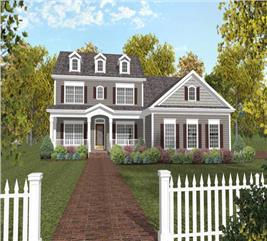 Traditional - Colonial Home with 4 Bedrms, 2234 Sq Ft | Plan #109-1050