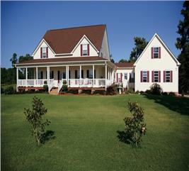 Farmhouse House Plans - Home Design HW-3500 # 18322