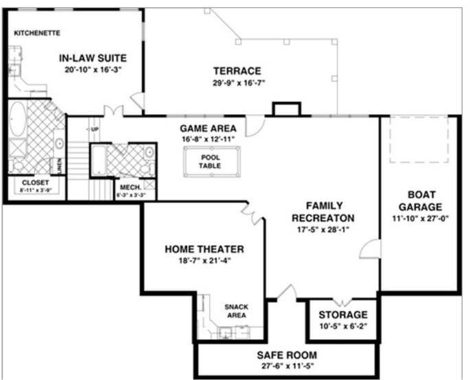 32 One Story House Plans With Theater Room